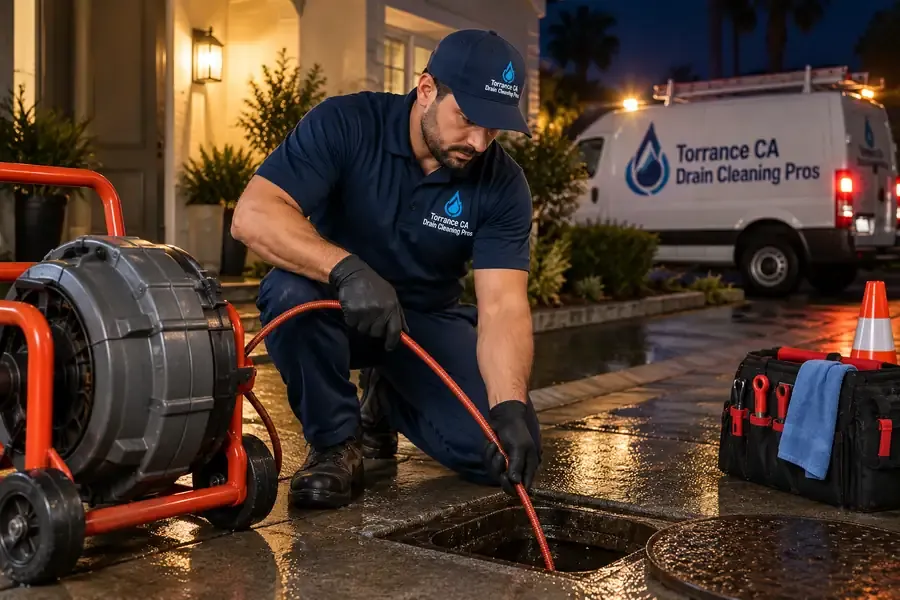 Emergency drain cleaning response for a serious wastewater backup